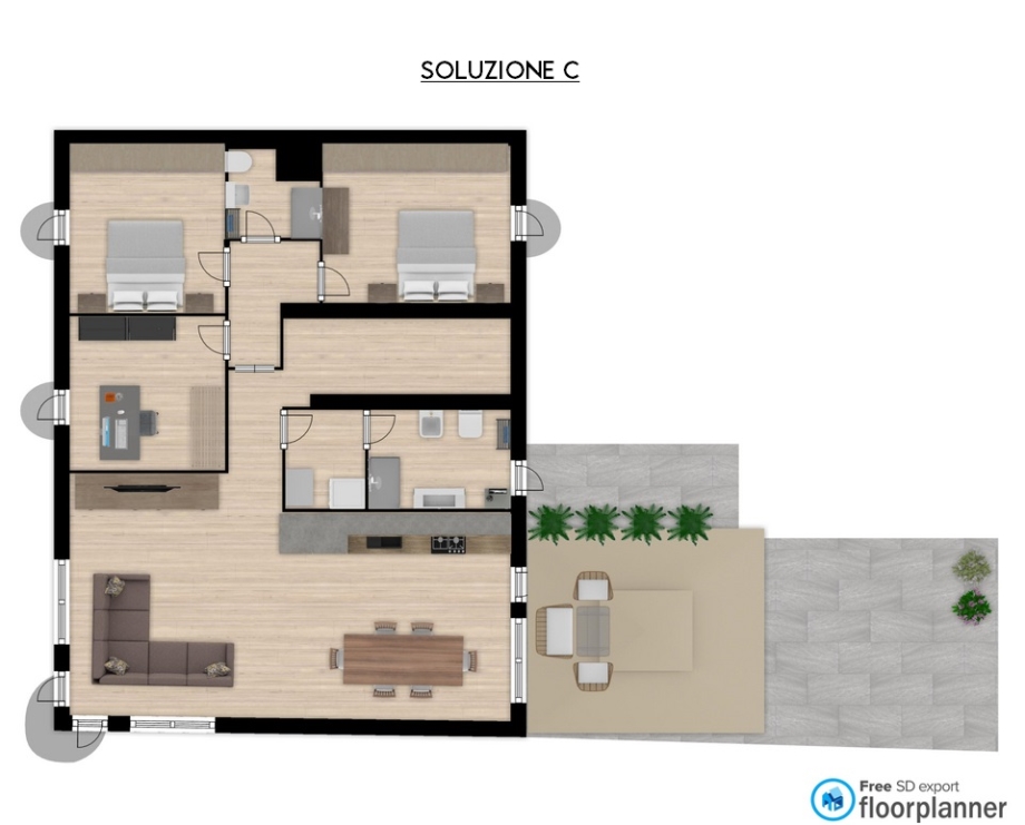 Appartamento in palazzina di 4 locali CUSANO MILANINO di 266 mq