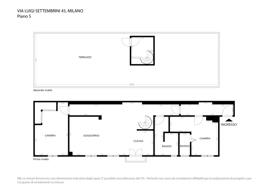 Appartamento in condominio di 3 locali MILANO di 145 mq