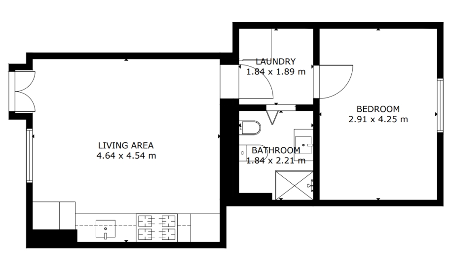 Appartamento in condominio di 2 locali MILANO di 53 mq