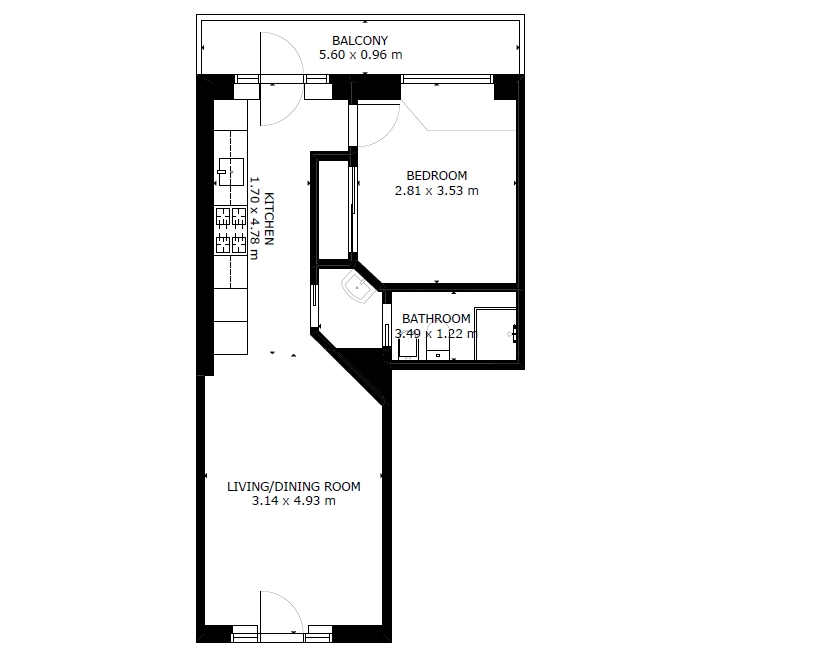 Appartamento in condominio di 2 locali MILANO CITTÀ STUDI di 47 mq