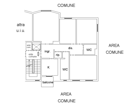 Appartamento in condominio di 1 locale MILANO - BICOCCA di 15 mq