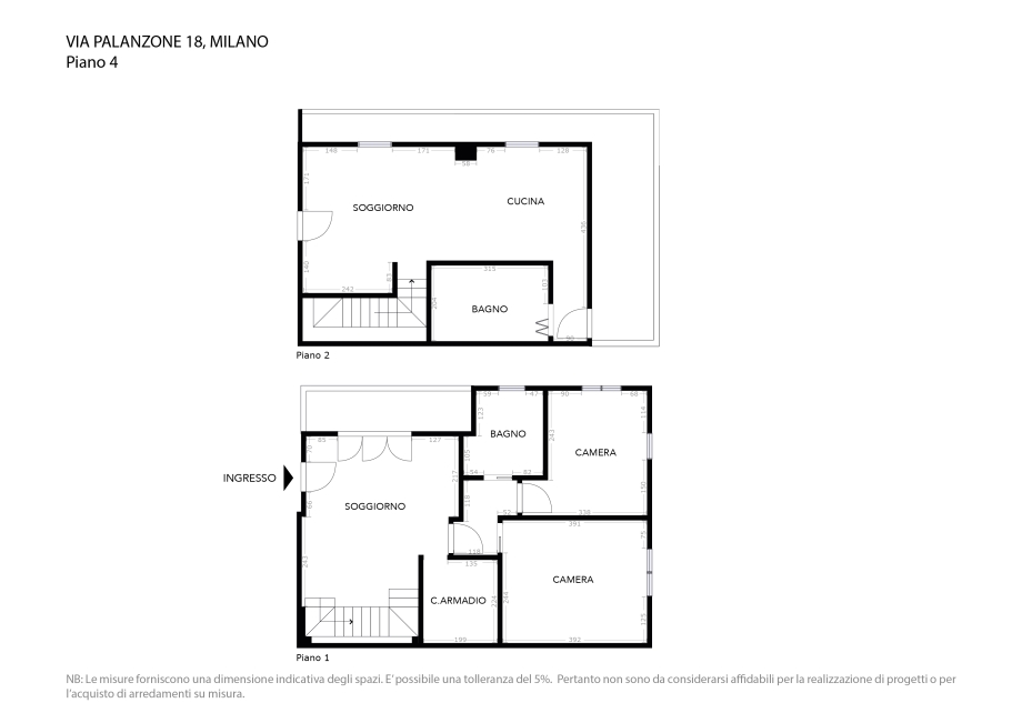 Appartamento in condominio di 4 locali 