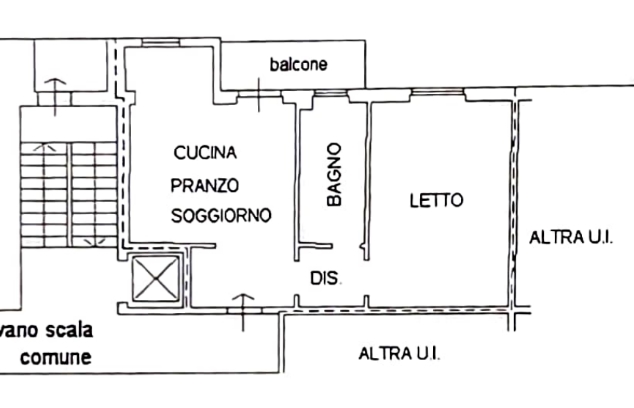 Appartamento in condominio di 2 locali 