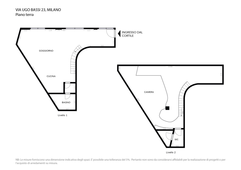 Loft di 2 locali 